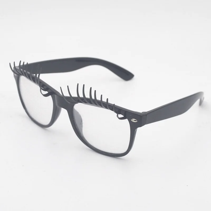 Black Eyelash  diffraction glasses 13500 line fireworks glasses