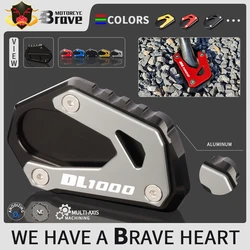 CNC Side Stand Enlarge Extension Kickstand For Suzuki V-Strom 1000 DL1000 2014-2020 V-STROM 1000/XT Accessories