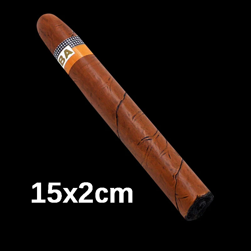 Resin plastic cigar decoration Realistic Simulation Fake 3 Size Cigars Props Cigar Model