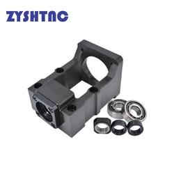 Motor Bracket C7 C5 BK17 BK20 BK25 BK30 support unit for ballscrew SFU2505 SFU3205 Angular contact bearing