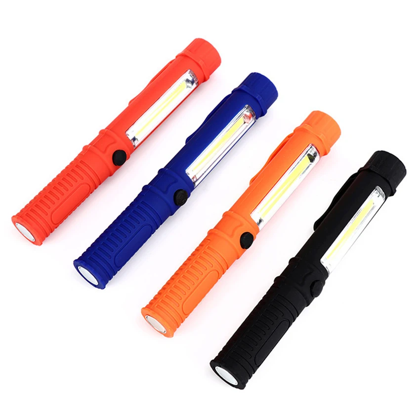 COB LED Taschenlampe Arbeit mit Magnetische Basis & Clip Multi-Funktion Tasche Stift Licht Inspektion Arbeit Licht für Auto reparatur, outdoor