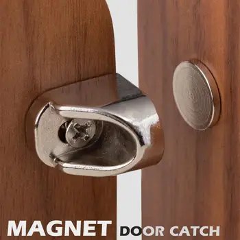 Loquet de porte magnétique, raccords de meubles, aimants puissants pour portes d'armoires, bouchons, loquet magnétique en néodyme Super puissant pour armoire