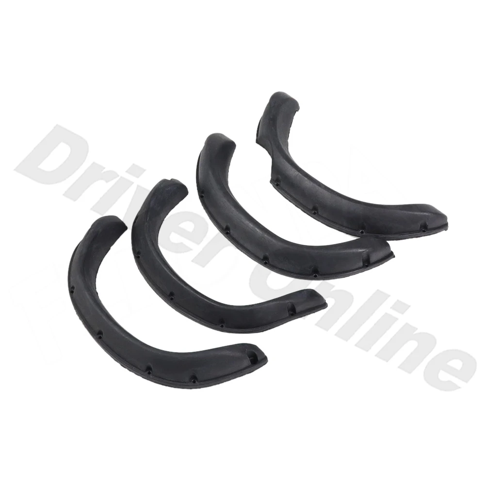 RC Car Rubber Fender Flares for 1/10 RC Crawler TAMIYA Hilux BRUISER RC4WD TF2 Mojave Body Parts