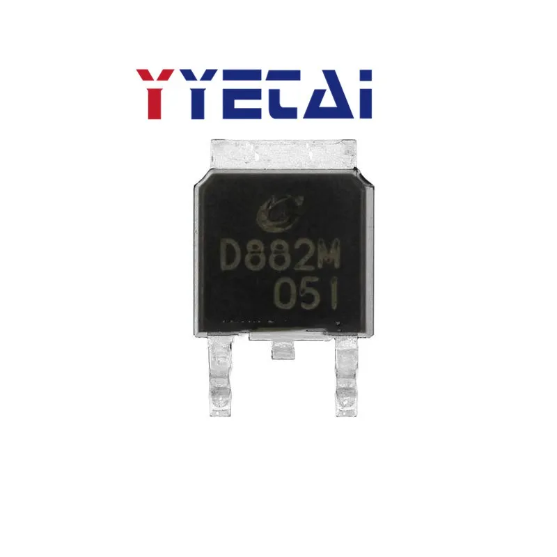 TAI 20PCS Patch-CJ Changdian SOT-252 D882M D882 Changdian Technology Audio Amplifier Switch 2SD882