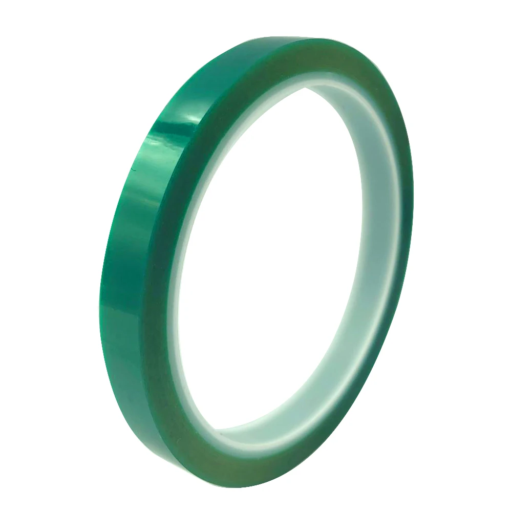 10PCS Green Polyester Heat Tape For Sublimation Heat Pressing T-shirt Press Mug Press High Temperature Tape