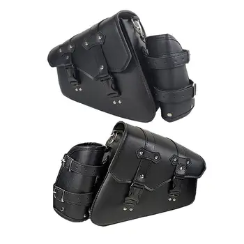 1pc motorcycle side bag hanging bag tool bag with water bottle bag motorcycle swingarm bag for Harley Davidson