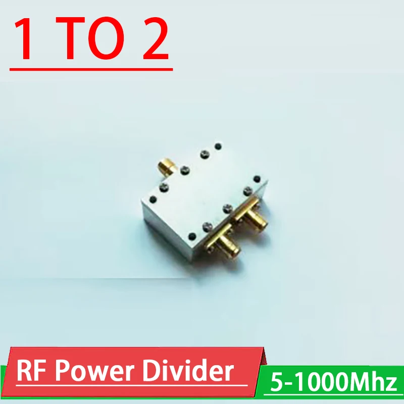 

5-1000Mhz Power Divider RF power splitter 1 to 2 Power Divider Combiner for UHF VHF 433M 315M 915M FM Ham Radio amplifier