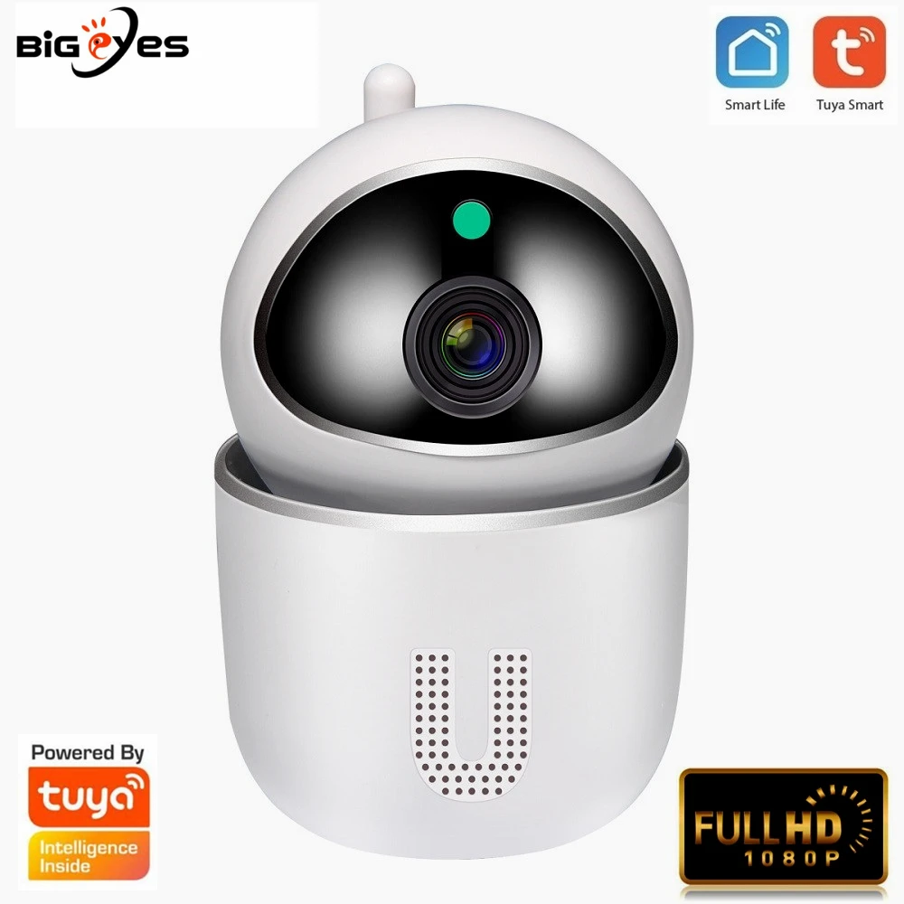 Tuya WiFi Camera 1080P Home Indoor Video surveillance Baby Monitor Smartlife CCTV Camera with Voice Control Motion Detection