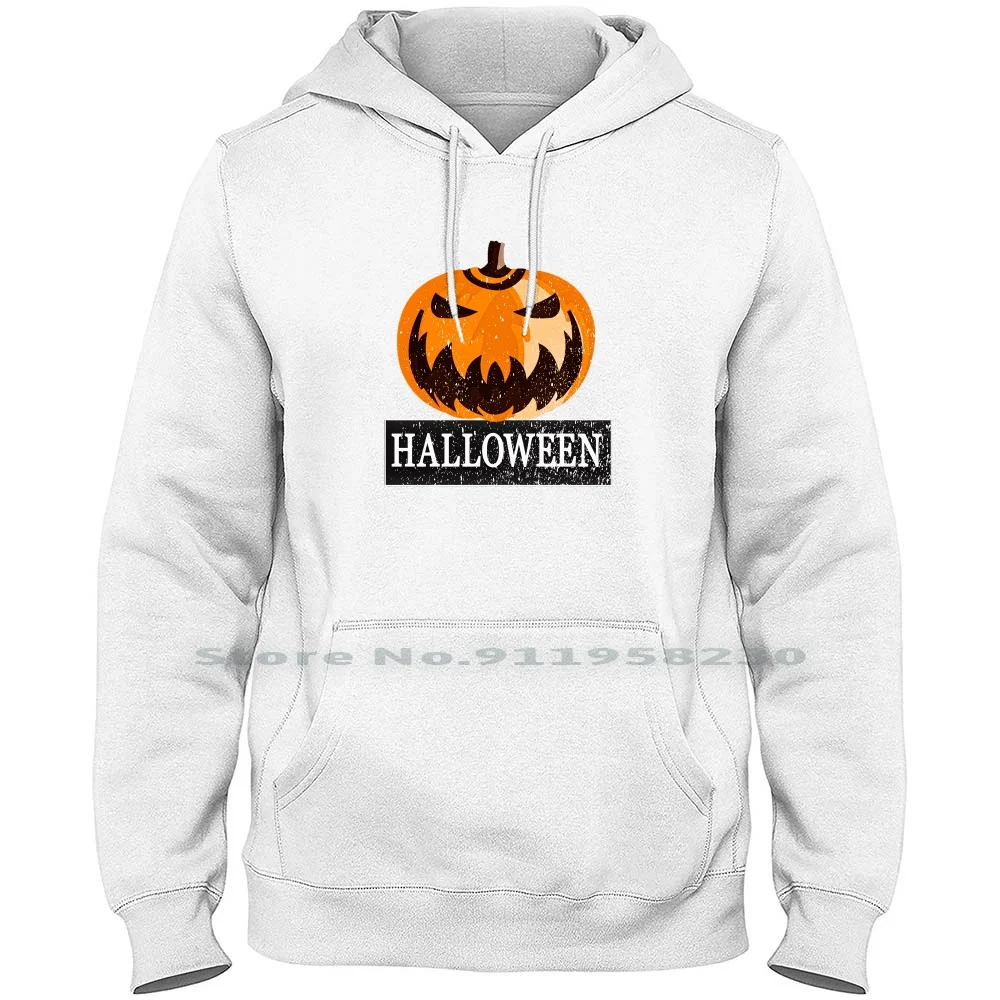 Halloween Vintage Pumpkin Hoodie Sweater Cotton Zombie Apocalypse Trick Or Treat Apocalypse Halloween Pumpkin Lantern Horror