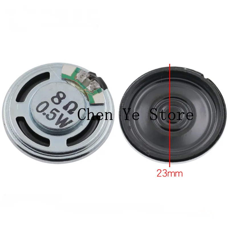 1PCS 0.5W 8R Horn Loud Speaker Buzzer Ringer 20MM 23MM 28MM 30MM 36MM 40MM 8 ohm 0.5W Small loudspeake