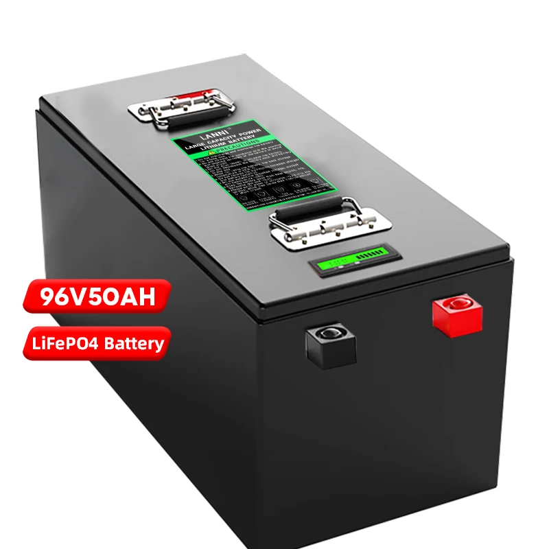 Waterproof Lithium Ion Battery, 96V,50AH, LifePO4 Battery, Suitable For Rv, AGV, Marine Car, Electric Sweeper, RV, Golf Cart