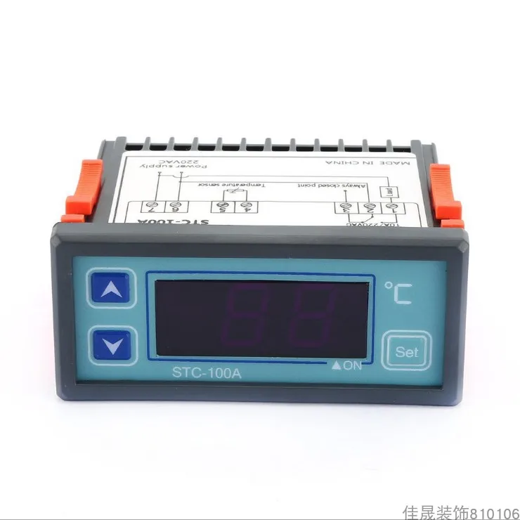 

Water Chiller Digital Display Refrigeration and Heating Alarm Conversion Thermostat Microcomputer Thermostat STC-100A