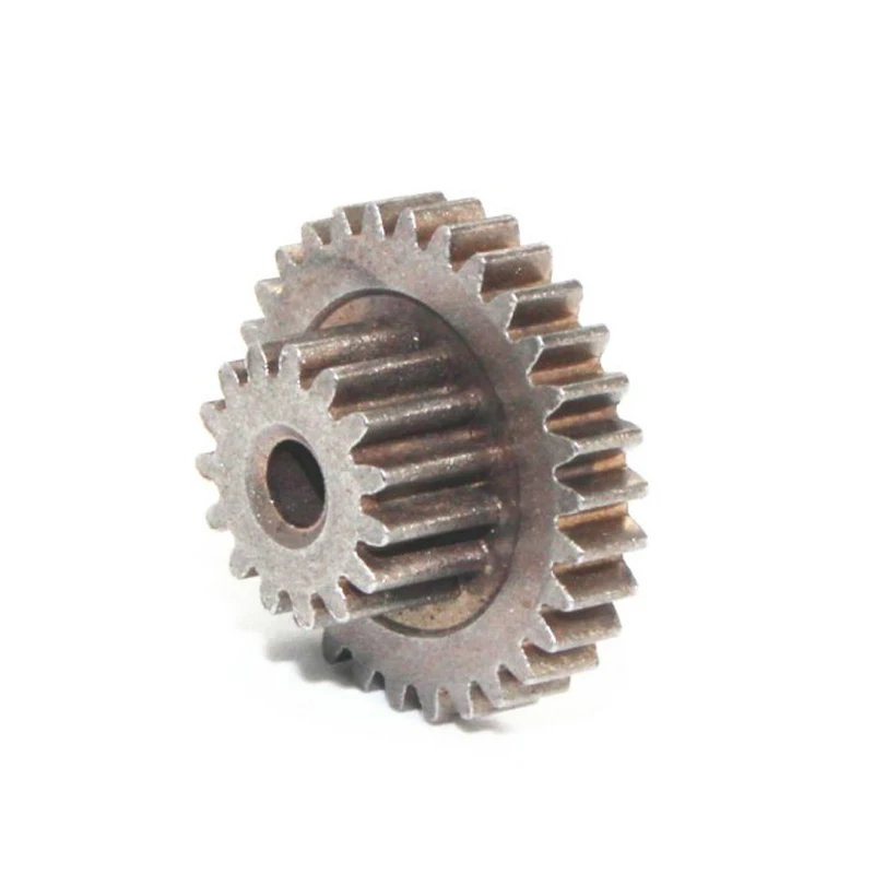 2PCS 0.5 Module 15T-30T Teeth Iron Metal Double Gear For DC Motor Reduction Gearbox Accessories 2.5mm Hole