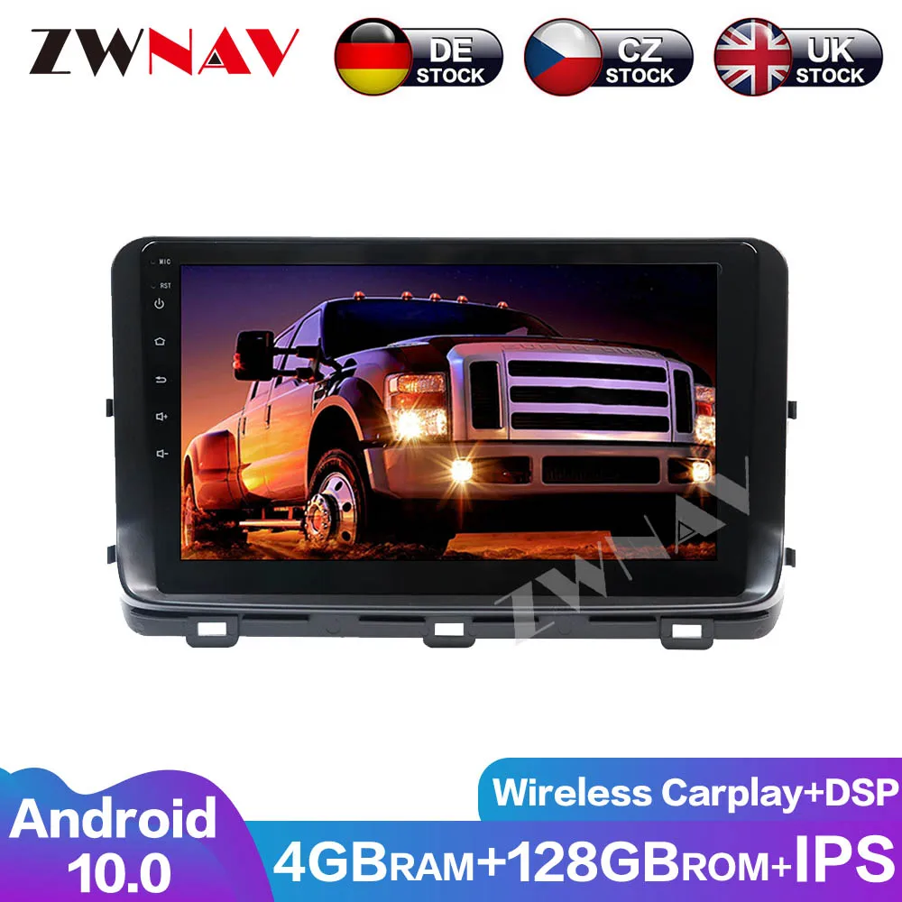 Android 10 4+128G Car DVD Player For Kia Ceed 2020 2021 Touch Screen GPS Navigation IPS DSP Auto Radio Multimedia Heard Unit