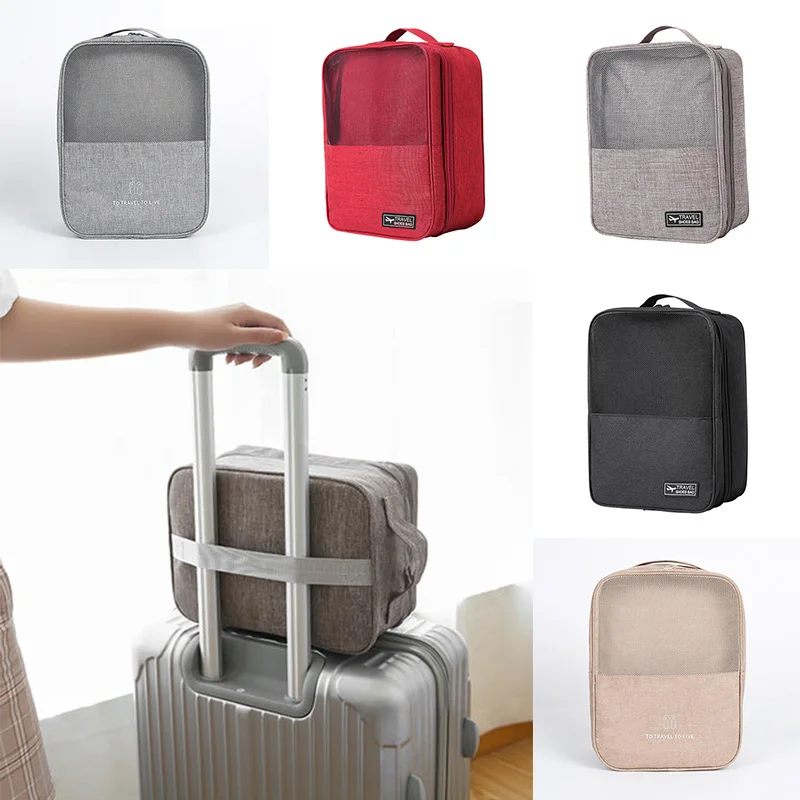 

Waterproof Travel Luggage Bag Portable Shoe Storage Bags Traveler Large Capacity Shoes Cover For Suitcase Sorting Organize Pouch