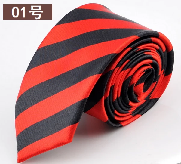 NEW STYLE Blue Red Green White Yellow Black Stripe Man\'s Classic Rayon Polyester Tie Business Wedding Party Men Fashion Necktie