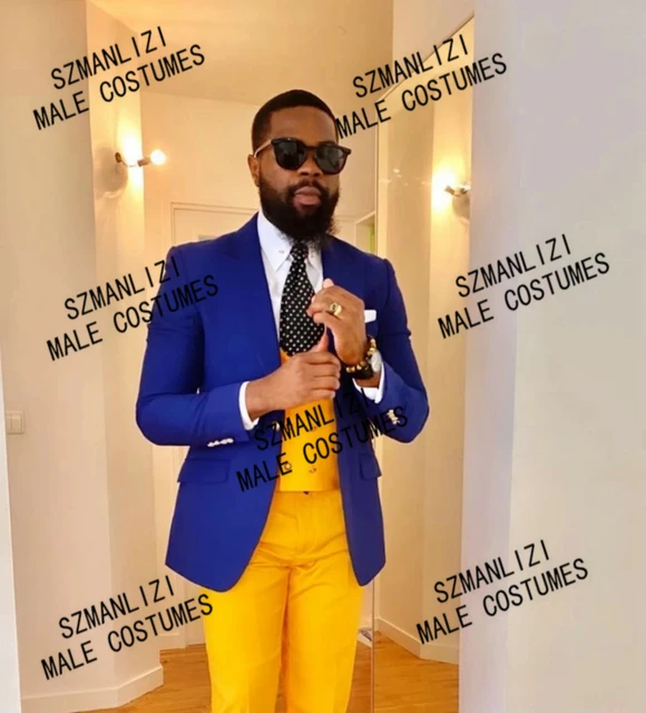 Royal blue blazer suit hotsell