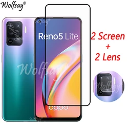 Full Cover Tempered Glass For Oppo Reno5 Lite Screen Protector For Oppo Reno 5 Lite Camera Glass For Oppo Reno5 Lite Glass 6.43