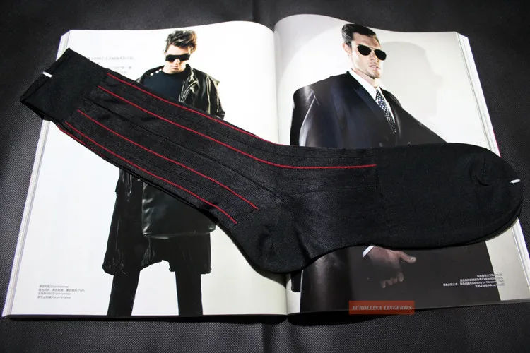Calcetines de vestir para hombre, medias de media pantorrilla, moda japonesa, americana, estilo Formal, tendencia europea
