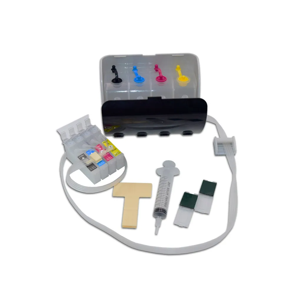 502 502XL 202 202XL Ciss System for Epson XP-5100 XP-5105 WF-2860 WF-2865 WF-2861 XP5100 XP5105 WF2860 WF2865 WF2861 No Chip