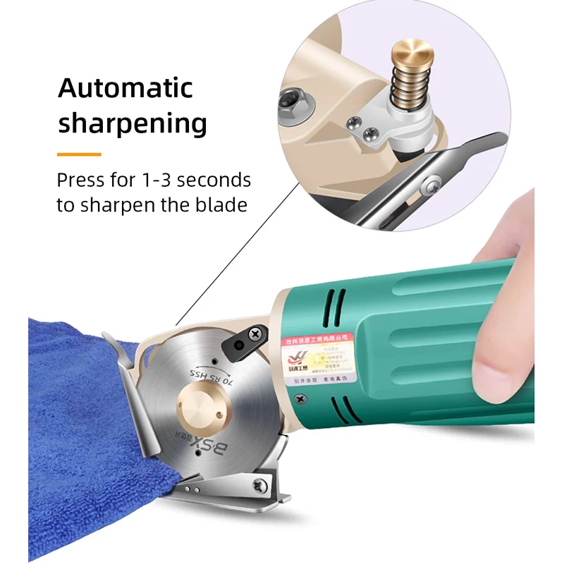 110V/220V Electric Cloth Knife Fabric Cutting Tools Leather Cloth Electric Cutter Machine Blade Power Tools Cutting Saws 170W