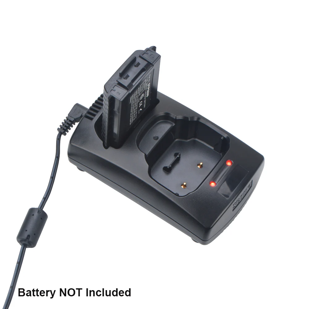 Desktop Charger 1 + 1 Laadstation Met Ac Adapter 100-240V Voor Sepura STP8000 SEP8040 STP8038 STP9000 STP9100 STP9200 SC20