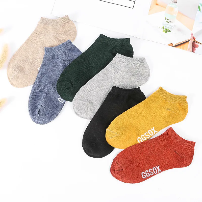 10 Pieces = 5 Pairs Women Invisible Cotton Sock Slippers Lady Female Summer Casual Fashion Soft Short Ankle Shallow Mouth Socks