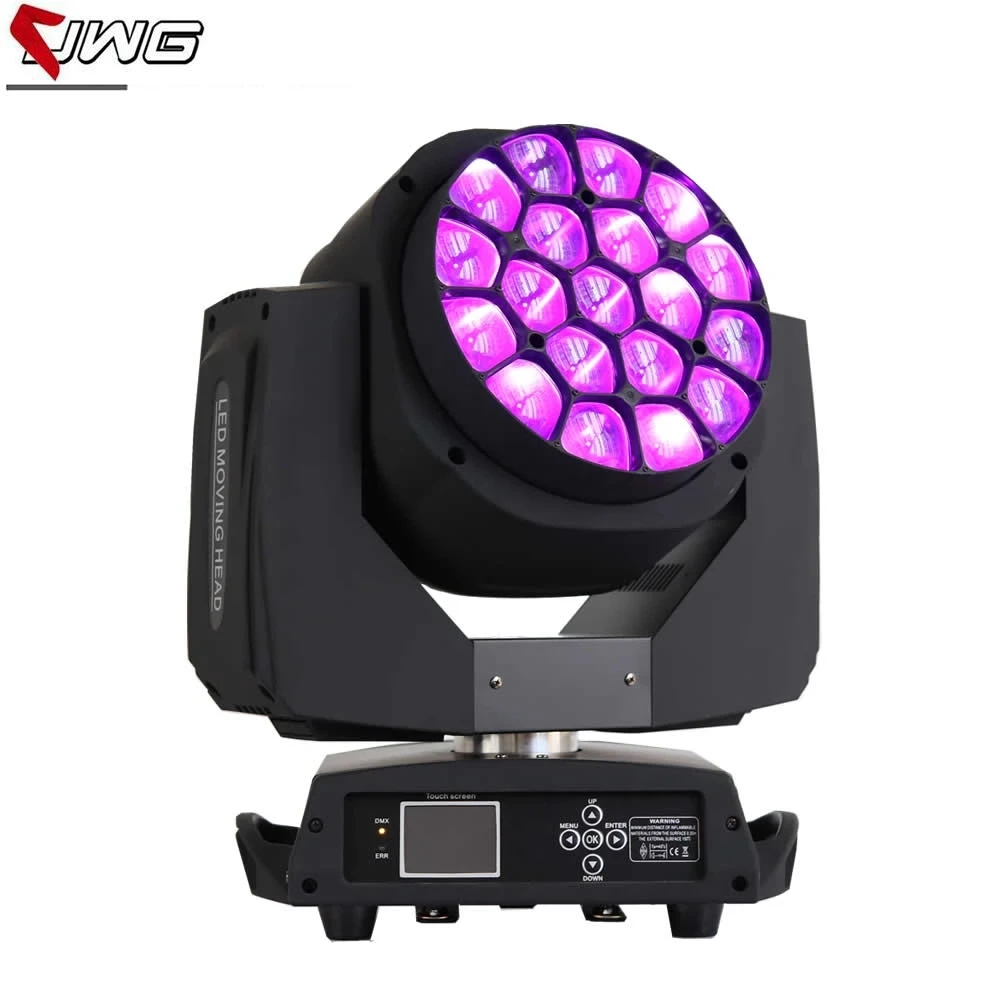 

Stage Lighting 19X15W RGBW Led Zoom Beam Wash Bee Eye K10 Moving Head Light