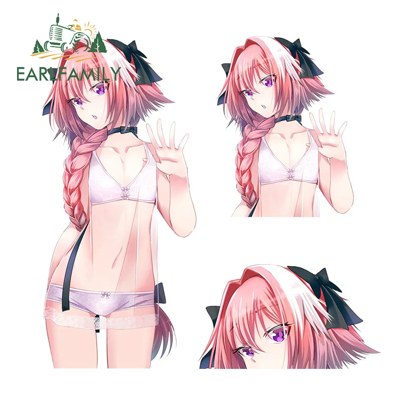 EARLFAMILY 13 cm für Astolfo Caravan Anime Autoaufkleber Graffiti Motorrad Sonnenschutz Aufkleber Autozubehör Fenster Kofferraum Dekor