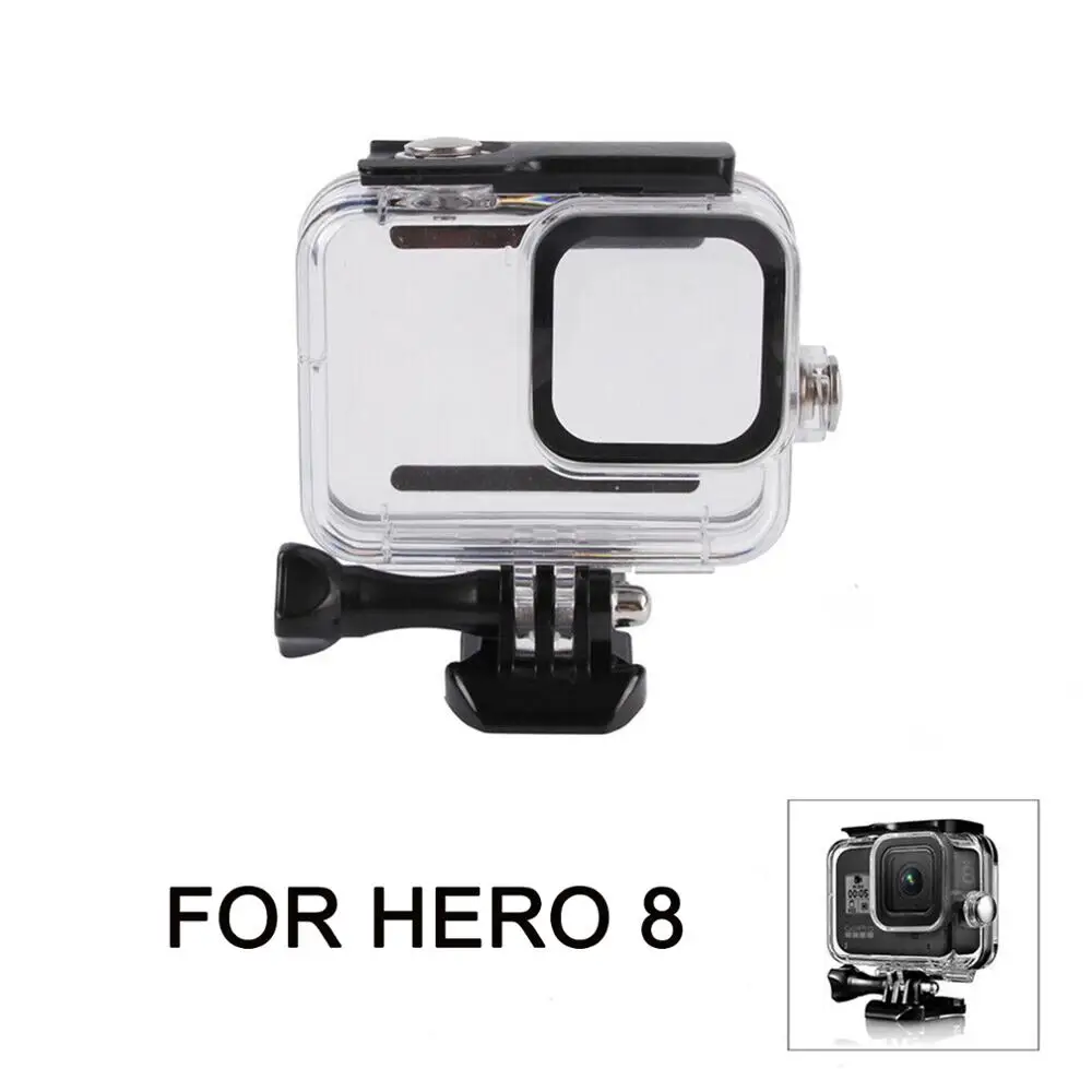 60M Waterproof Housing Case for GoPro Hero 8 Black Diving Protective Underwater Dive Cover for Go Pro 8 Accessories