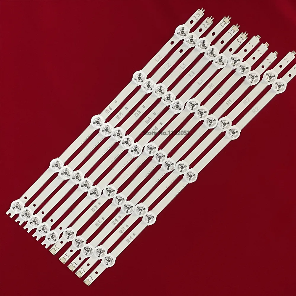Tira de luces LED de iluminación trasera, accesorio para Panasonic TX-47AS650E TX-47ASM651 TX-47AS650B 47AS740B 6916L-1811A 1812A 1813A 1814A, 10 unidades