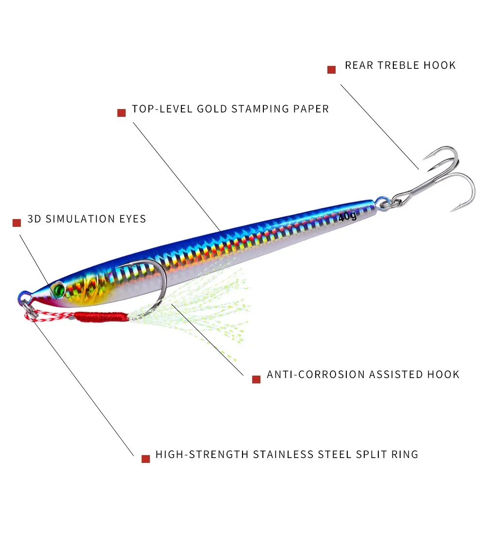 Metal Jig Fishing Lures 5