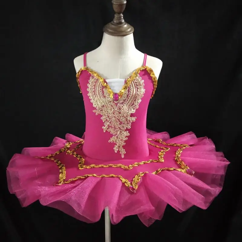 Vestido de balé tutu para meninas, roupas de dança para crianças, trajes de dança do Lago dos Cisnes, collant para bailarino