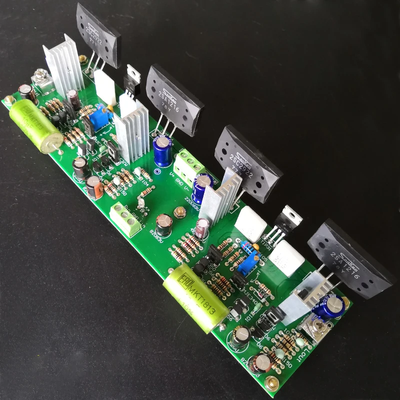 

KYYSLB 4-8 Ohm High-power Dual-channel Power Amplifier Board Discrete Fever Amplifier Board HIFI Finished Board