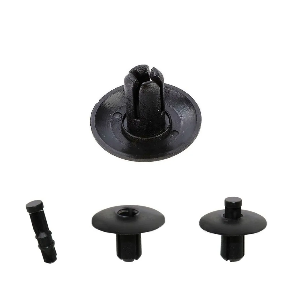 4D0807300 Panel Clips Panel Folder 10pcs 10x Body Trim For Q3 Q5 Q7 A4 A5 A8 Round Shape Black Durable Hot New