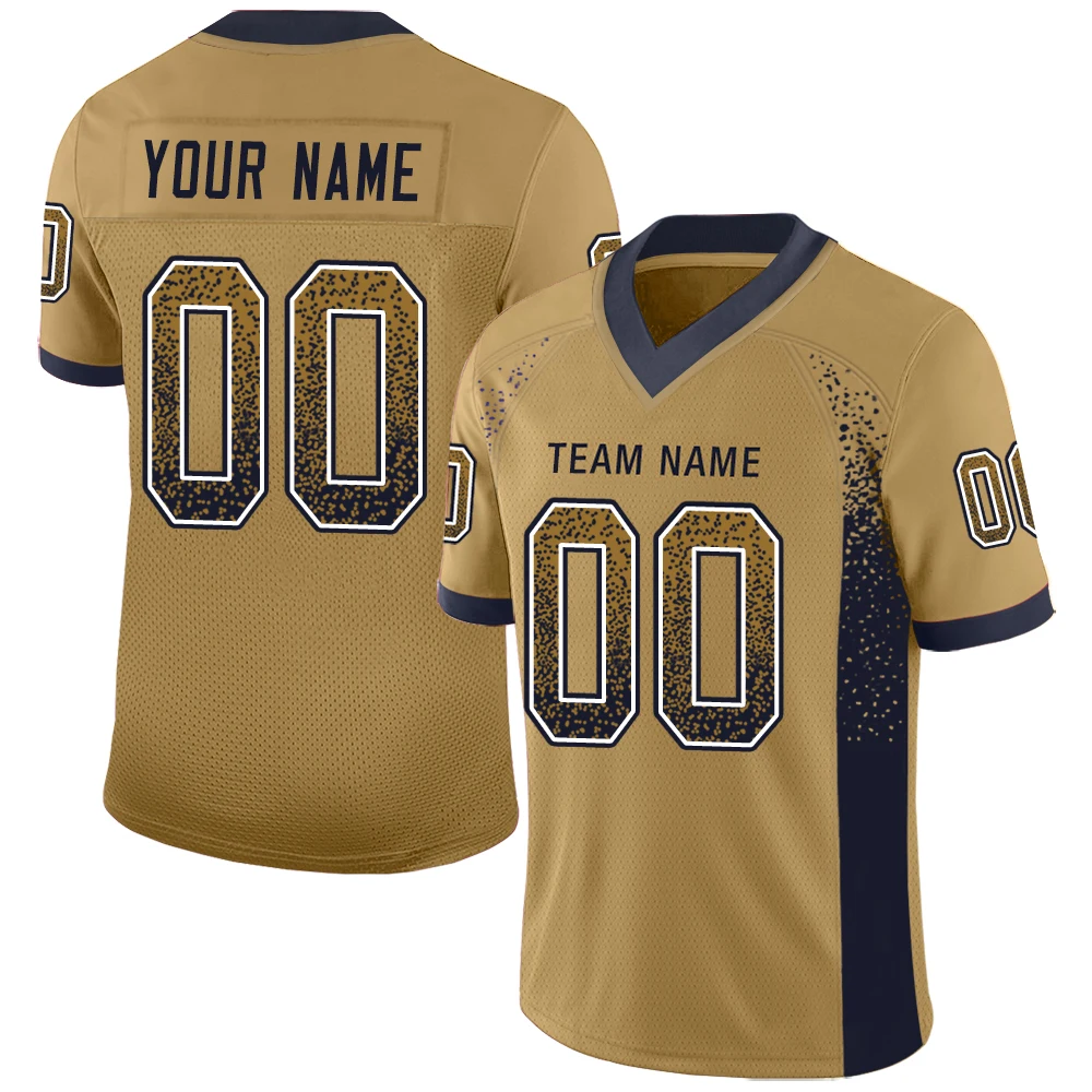 

Custom Football Jersey Design Your Own Team Name&Number Embroidered Breathable Absorbent Sportswear for Male/Female/Kids