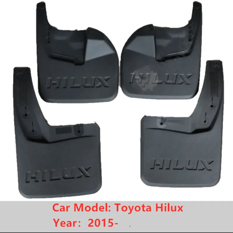 New arrival PVC mudguard for 2015-2019 Toyota Hilux protect fender Toyota series car parts