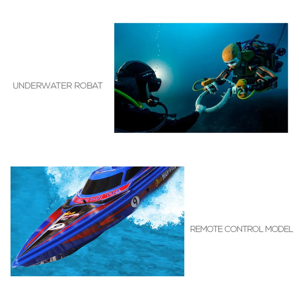 12V-24V 20A Underwater Thruster CW CCW Motor 4 Blades Propeller Propulsion 30-200W Motor for ROV RC Bait Tug Boat Parts
