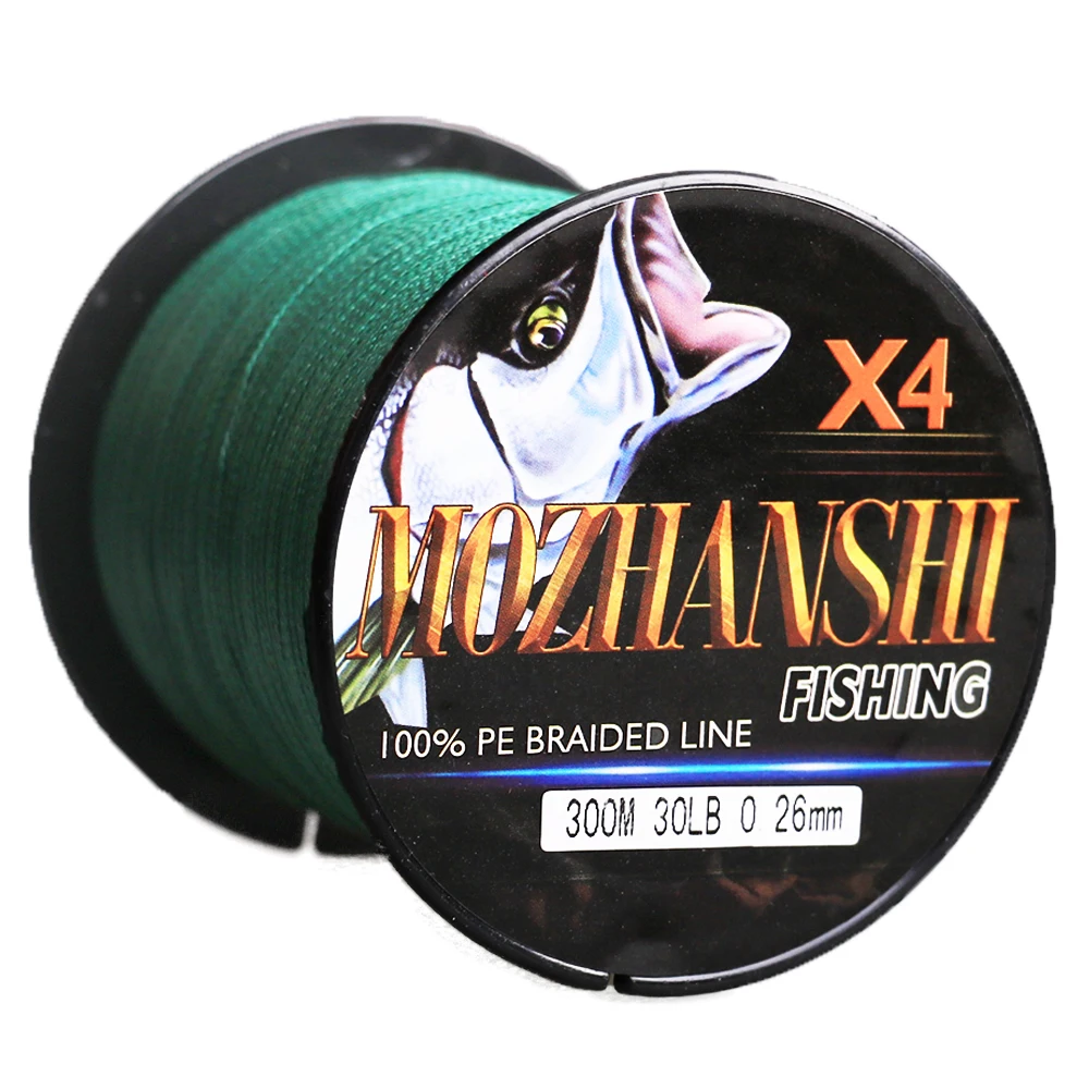 MOZHANSHI 4 Strands 300M 6-100LB 100% PE Multifilament Braid Fishing Wire Line