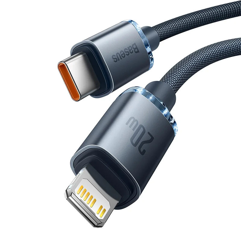 Baseus Kabel USB typu C PD 20 W do iPhone'a 14 13 12 Pro X 8 Szybki kabel USB typu C do iPhone'a Kabel do ładowania Kabel USB typu C Kod przewodu — zdjęcie 2
