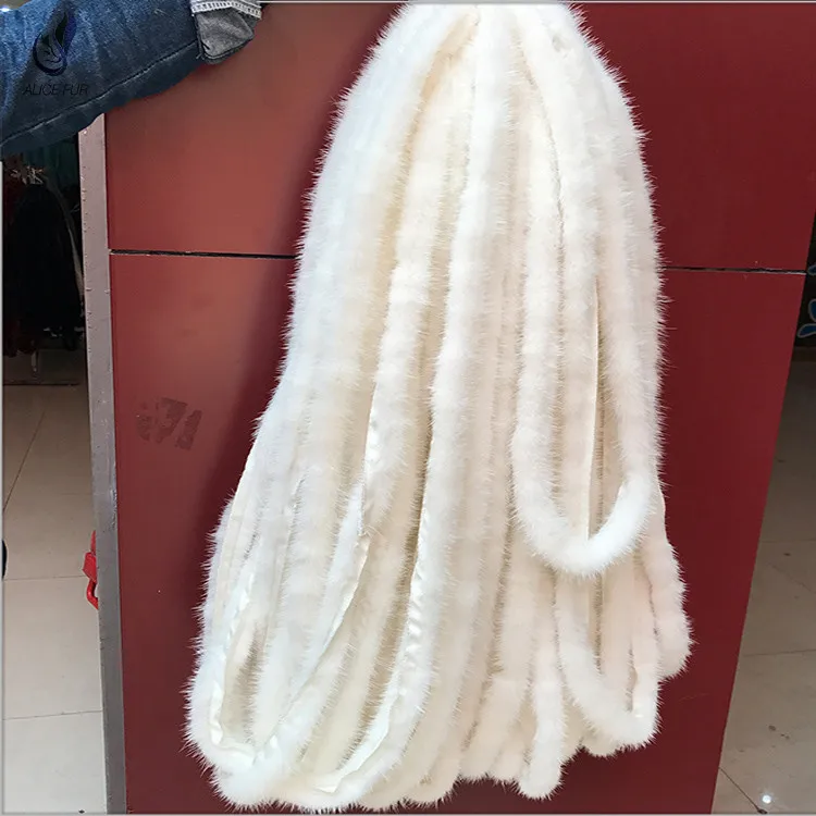 

Wholesale factory supply natural mink fur trim real mink fur strips for DIY garment use