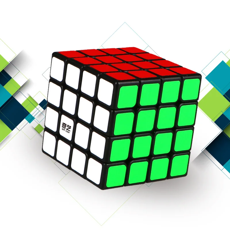 

Qiyi Qiyuan 4x4 Speed Cube Stickerless Magic Cube 4x4x4 Smooth Puzzle Toys Gift for Kids and Adults Challenge EXW