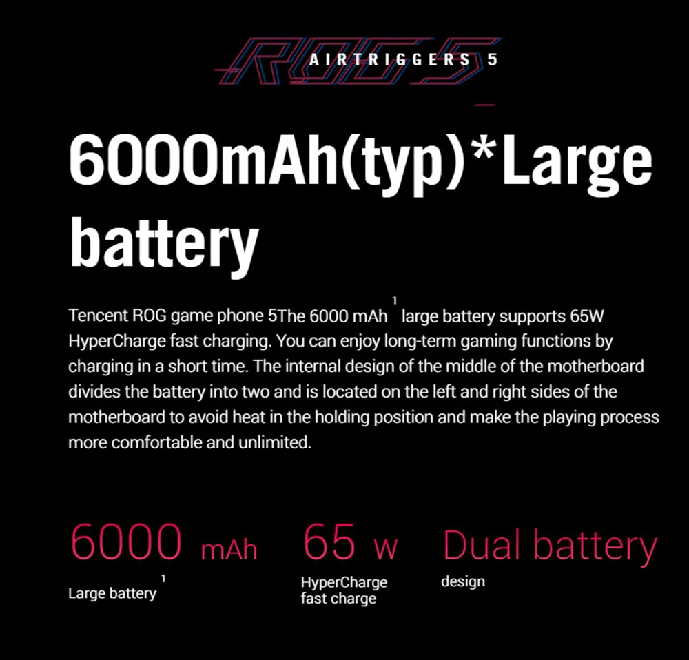 Imagem -03 - Asus-rog s 5g Rom Global Snapdragon 888 Plus Android 11 Bateria 6000mah Carga Rápida 65w