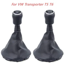 For VW Transporter Multivan Caravelle T5 2003 2004 2005 2006 2007 2008 2009 2010 Car 5 6 Speed Gear Shift Knob Lever Stick Boot