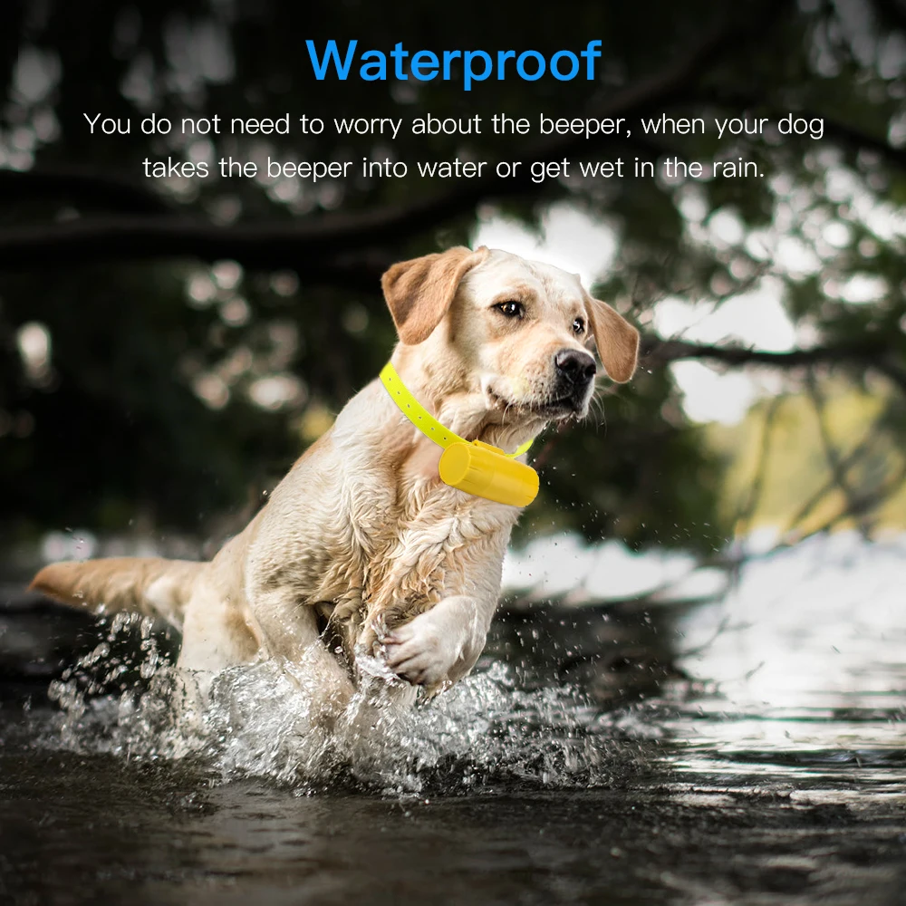 D300B For 1 Dog Hound  Waterproof Electric Dog Trainer Collar Remote Control Beeper