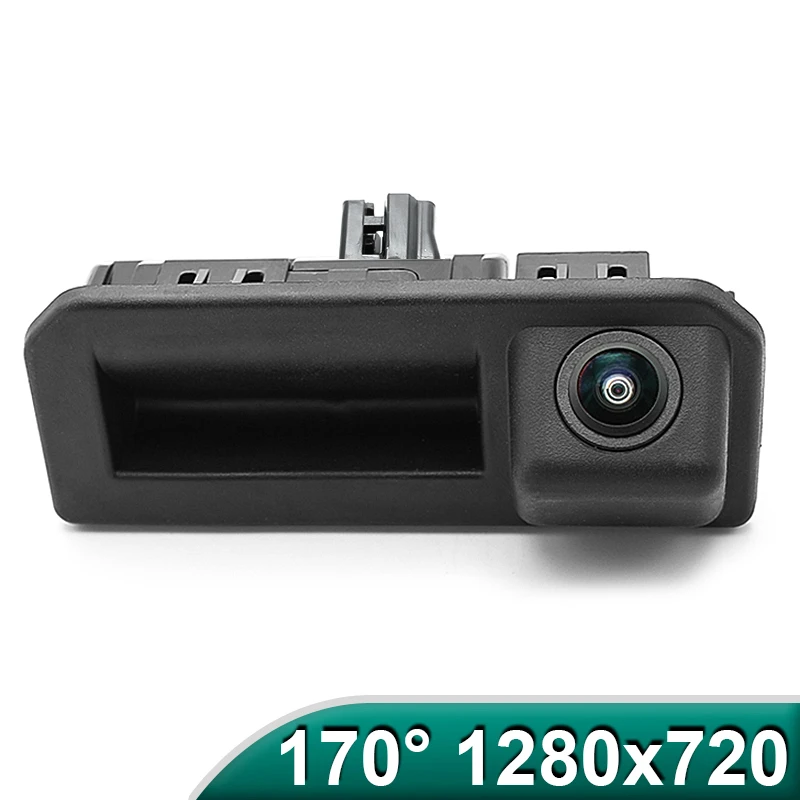 Suitable for Volkswagen Passat Touryue Crocker Audi Q2 Q5 A5 2017 2018 HD CCD fisheye lens vehicle spare switch trunk camera