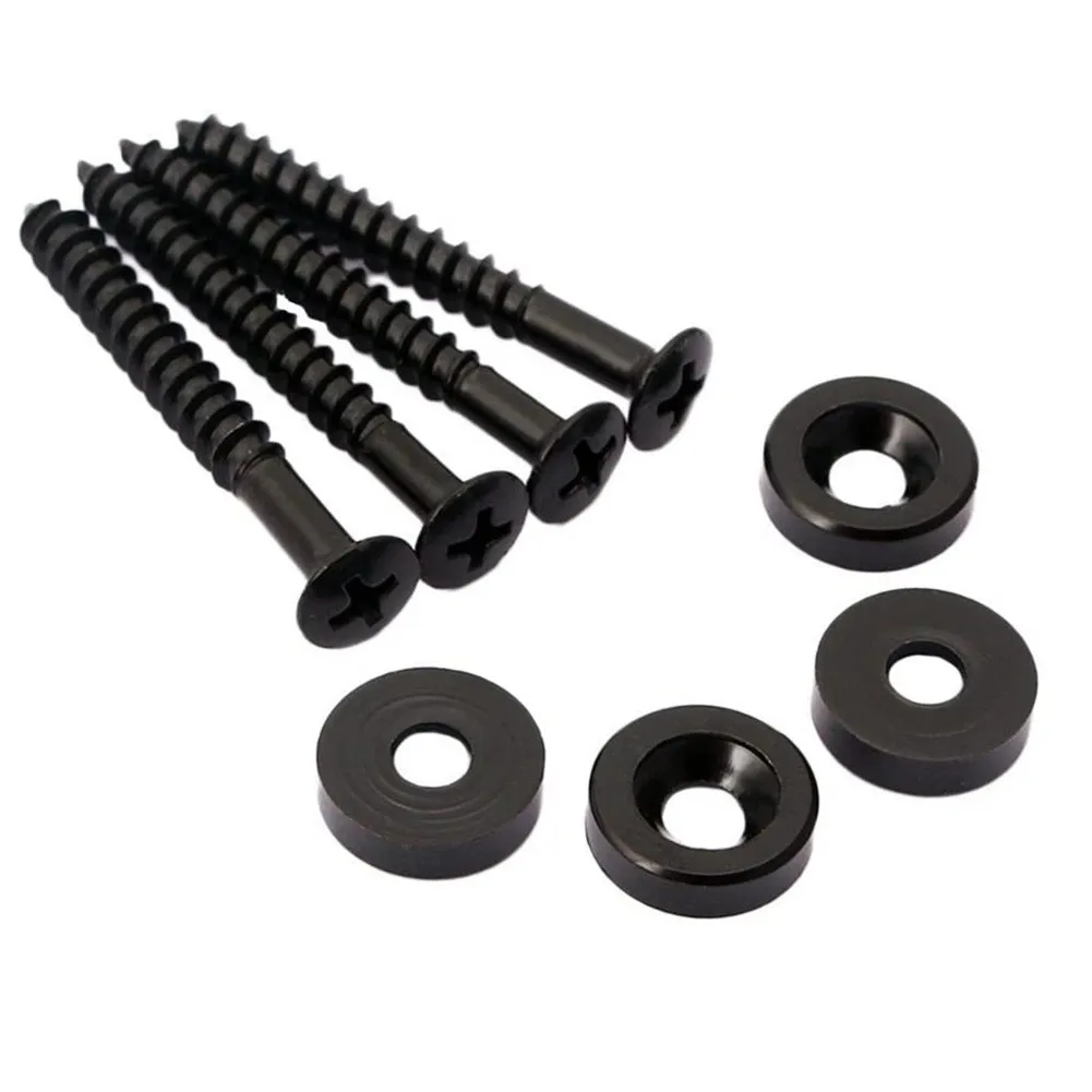 

Joint Ferrule Screw With 4 Set Plate Bushings&Bolts Electric Guitars Instrument Metal Mounting Neck 14 Mm Diameter