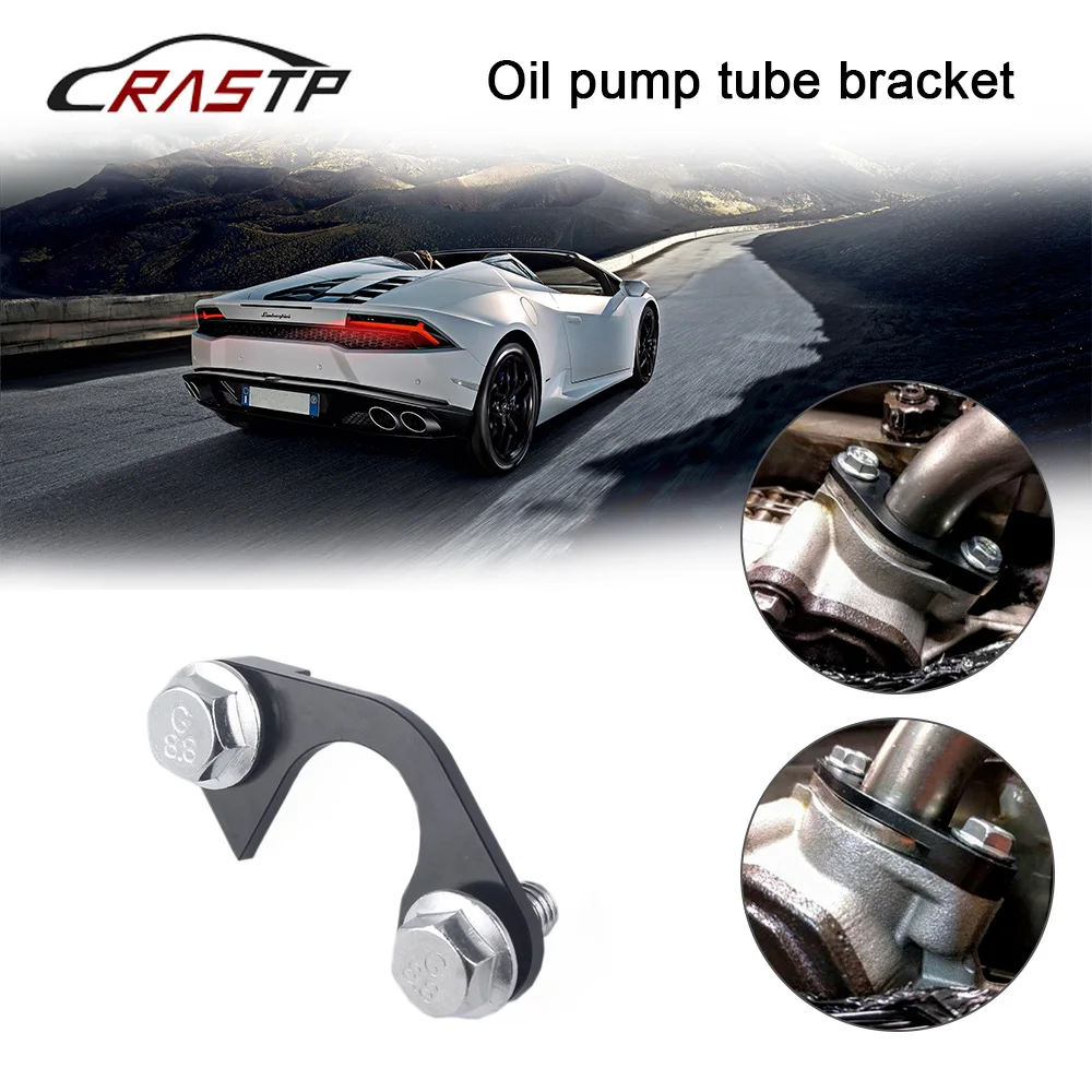 

RASTP-Billet Oil Pump Pickup Tube Girdle Brace Hold Down For GEN III IV LS1 LS2 LS3 LS6 Aluminum RS-OP001