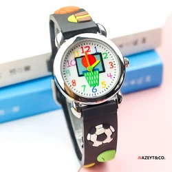 Promotionchildrensportswatchnewfashionboysgirls3dcartoonbasketballhoopdialquartzwatchkidssoftsiliconestrapgfitclock