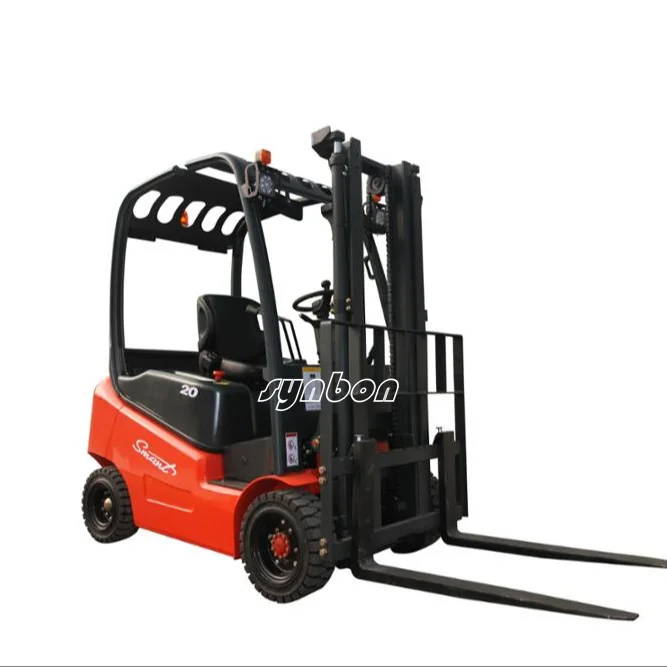 Chinese 2Ton Four Wheels Hydraulic Electric Forklift Stacker Trucks SYF20D